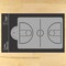 Basketball Court 1/4 Sheet Cake Stencil | C1020 by Designer Stencils |